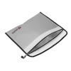 Fireproof File Bag Waterproof Heat Resistance Folder Bag for Drone Battery Mobile Power Card Grey