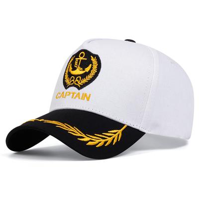 Unisex Captain/First Mate Letter Embroidery Baseball Caps Spring And Autumn Outdoor Adjustable Casual Hats Sunscreen Hat