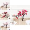 Artificial Flower Bonsai Plum Tree With Silk Flowers For Home Decor And Photography Props