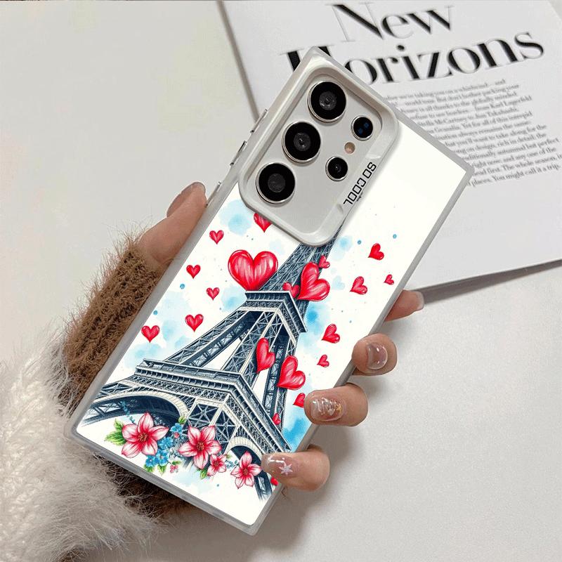 France Eiffel Tower Paris Shockproof Phone Case for Samsung Galaxy S26 Edge S25 Ultra S24 FE S23 Plus S21 Cover Anti Fall Fundas