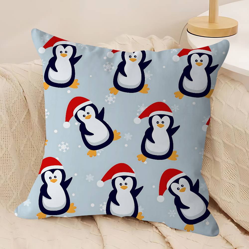 Süßes Pinguin-Kissenbezug-Design Kissenbezug Dekor Feiertagsdekorati