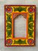 Hand-Painted Wooden Jharokha Frame: Indian Wall Hanging Decor