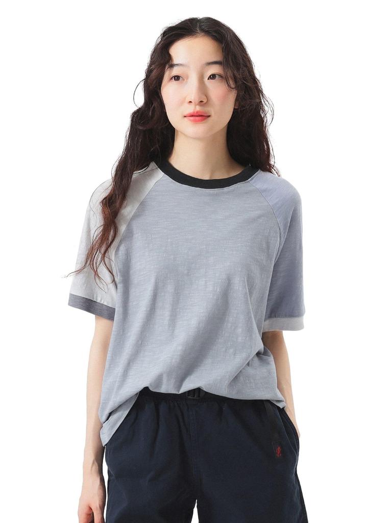 Beams Boy Tee Slub Jersey Crazy Short Sleeve Grey Free S/S Women's
