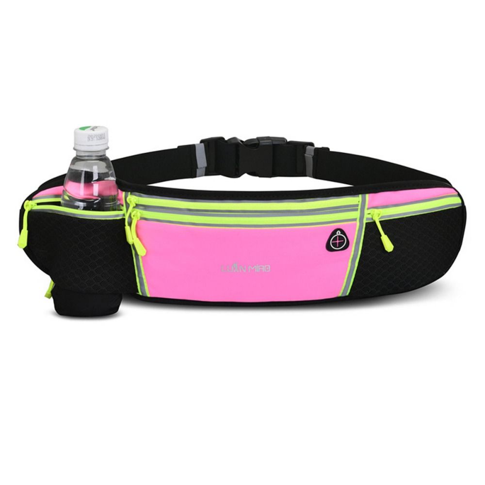 With Bottle Bag Marathon Running Bag Hydration Belt Bottle Sports Phone Bag  Men Women