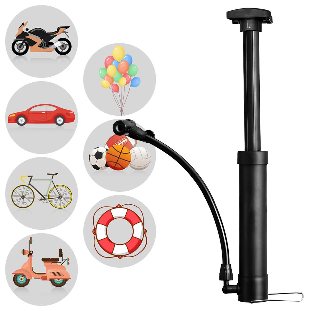 Manual Bicycle Air Pump Portable Bicycle Tire Air Pump Floor Air Pump Suitable for Bicycle Tires Ball Inflation