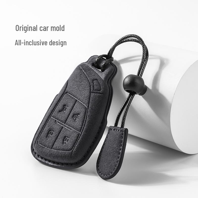 Buick Envision 2023 Suede Key Case for Men & Women - High-End Bag Shell with Buckle