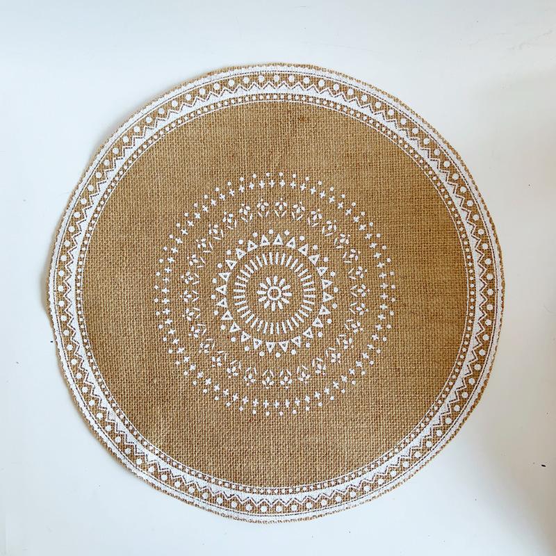 Middle East Style Craft Heat Insulation Table Placemat Kitchen Supplies Coffee Cup Mats Coaster