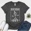 Birthday Guy Shirt Funny Stick Figure Birthday Party Tee Cute Smile Face Graphic Gift for Men Boys Husband Brother Dad Birthday Outfit
