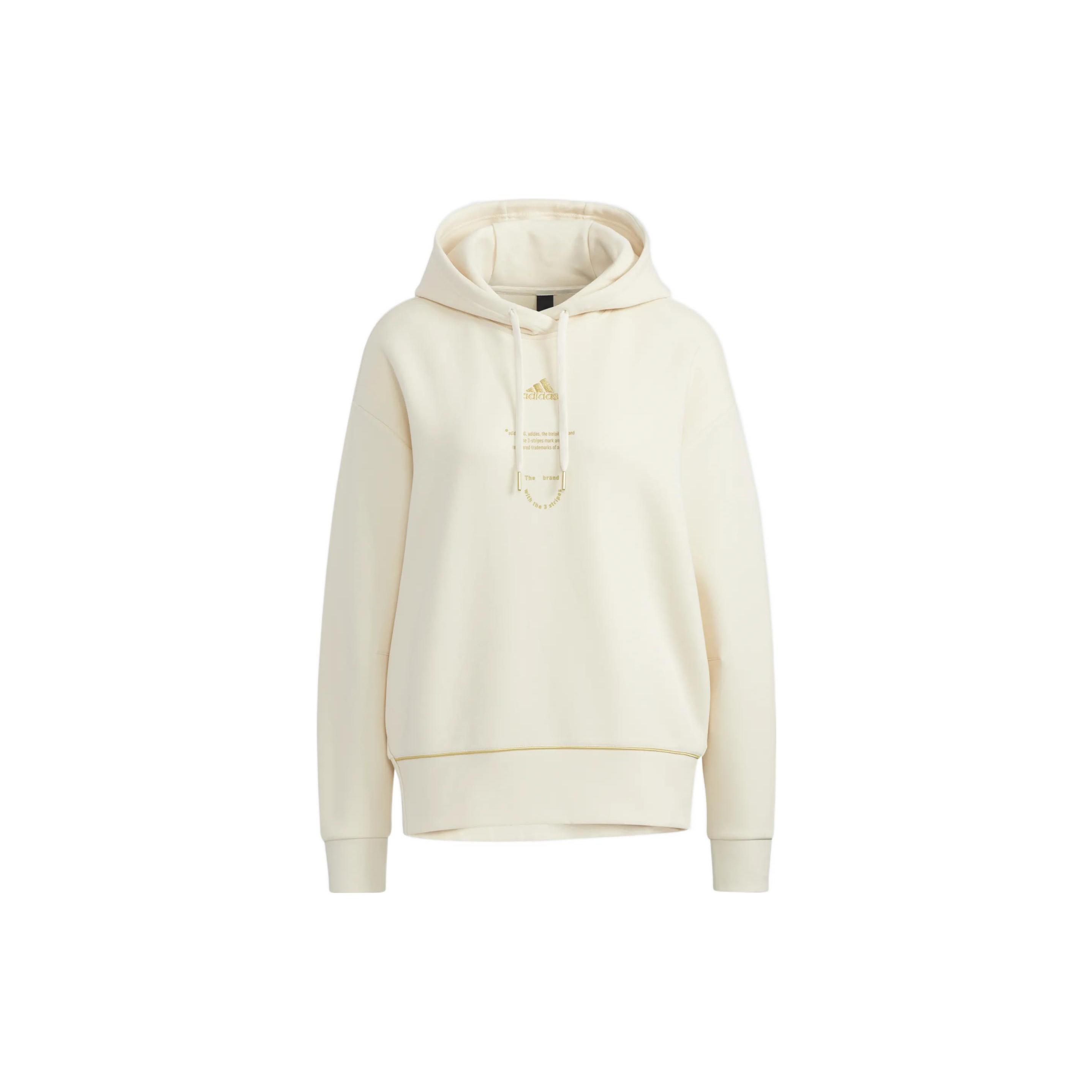 (WMNS) adidas Adi Logo Hoodie  White  Women s HG1823 L