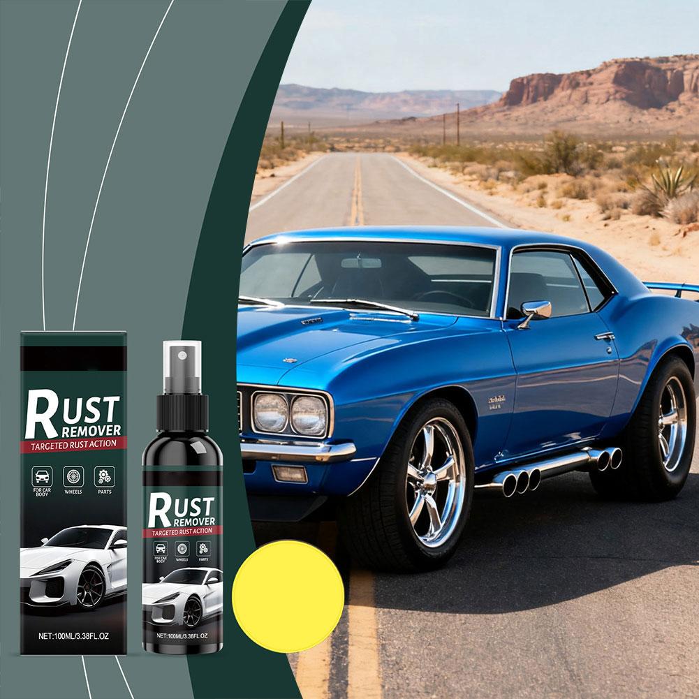 100ml Multi-Purpose Rust Remover Spray Car Metal Cleaner Protector Remove Rust Prevent Corrosion Without Damaging Paint Tools