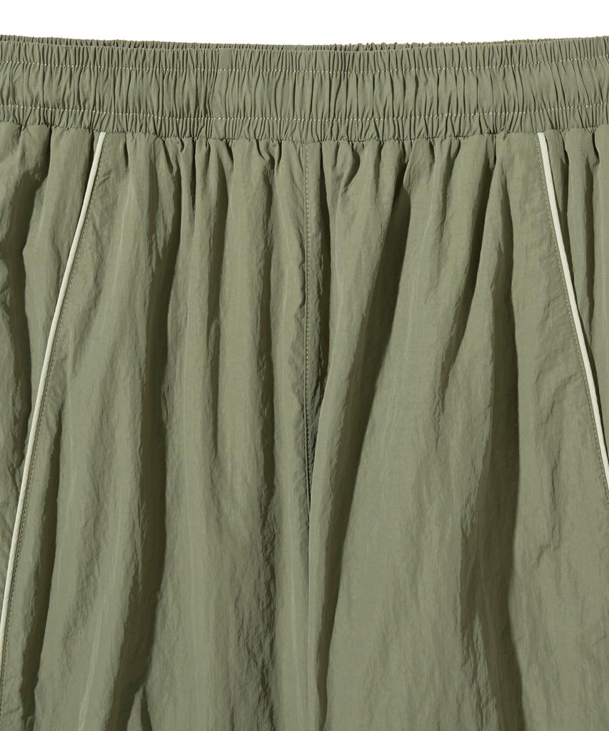 PHYPS MOTORCYCLE Speed Track Solid Nylon Pants Khaki