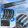 10 Stück Auto-Schneeketten Winter Schnee Anti-Rutsch Reifenkabelbinder Auto Outdoor Schnee Reifen Reifen Anti-Rutsch-Kette Notfall Zubehör