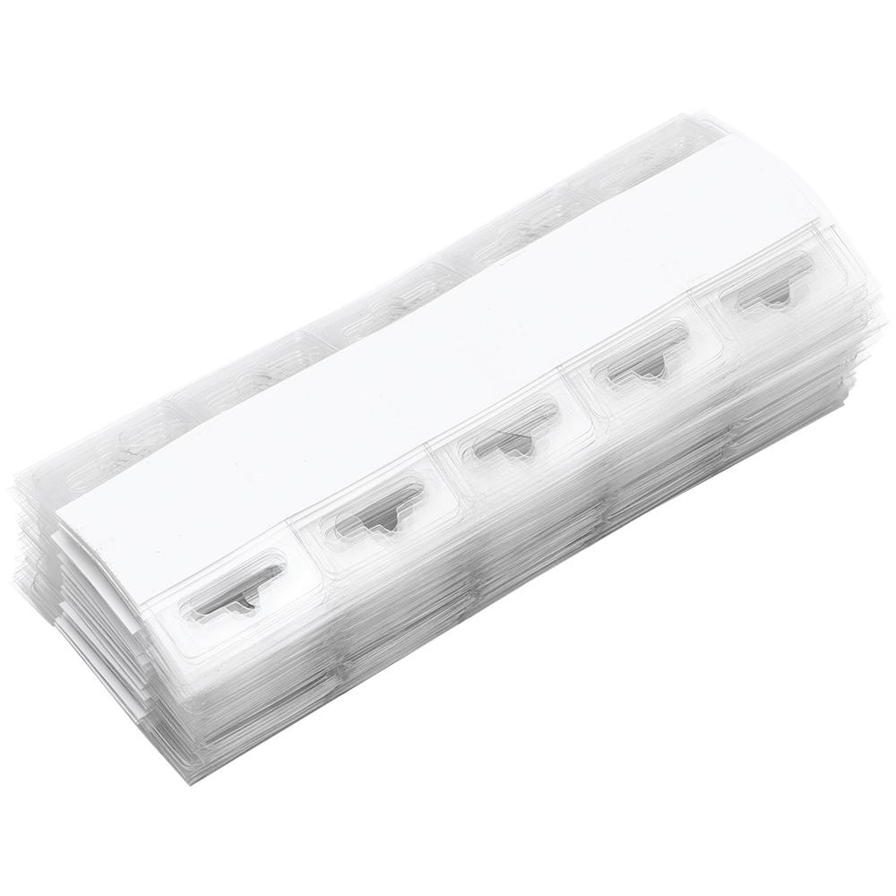 

Adhesive Hang Tags Triangular Hole Hook 1000Pcs Hanging Tabs Retail Display