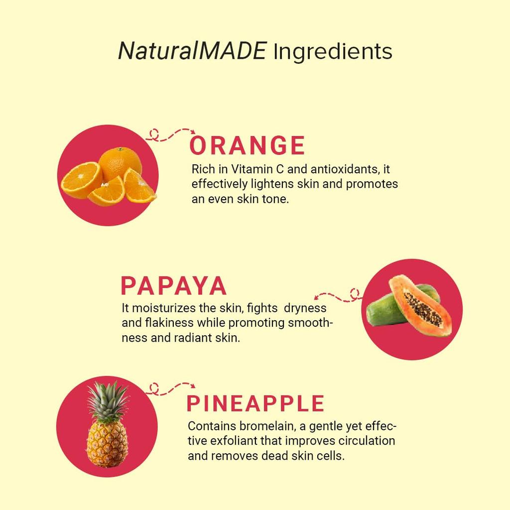 Khadi Natural Fruit Face Pack 100 G Brightening Clay Mask For Glowing Skin Deep Nourishing Weekly Care