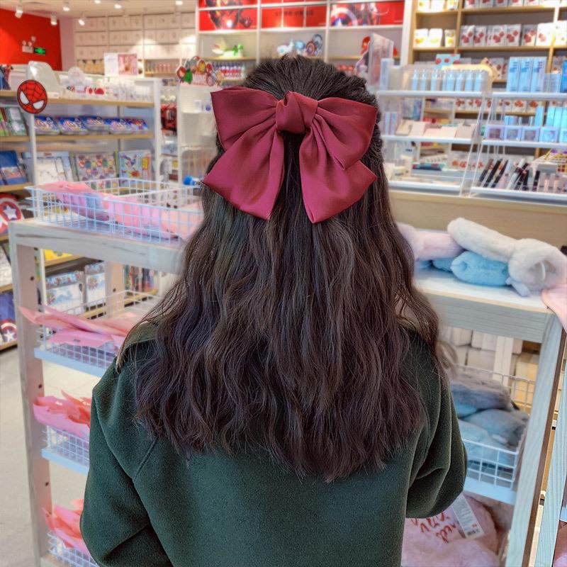 

Lolita Red Bow Hair Clip - Japanese Style Headdress Accessory for Girls