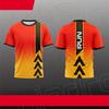 T-shirt Stampata 3D con Fantasia Geometrica alla Moda Estate Sport all'Aperto Corsa Allenamento T-shirt Asciugatura Rapida T-shirt da Tuta Street