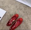 Happyfeeling Bow Shallow Mouth Flat Bottom Small Red Single Shoes Women's Shoes 2025 New Ballet Shoes