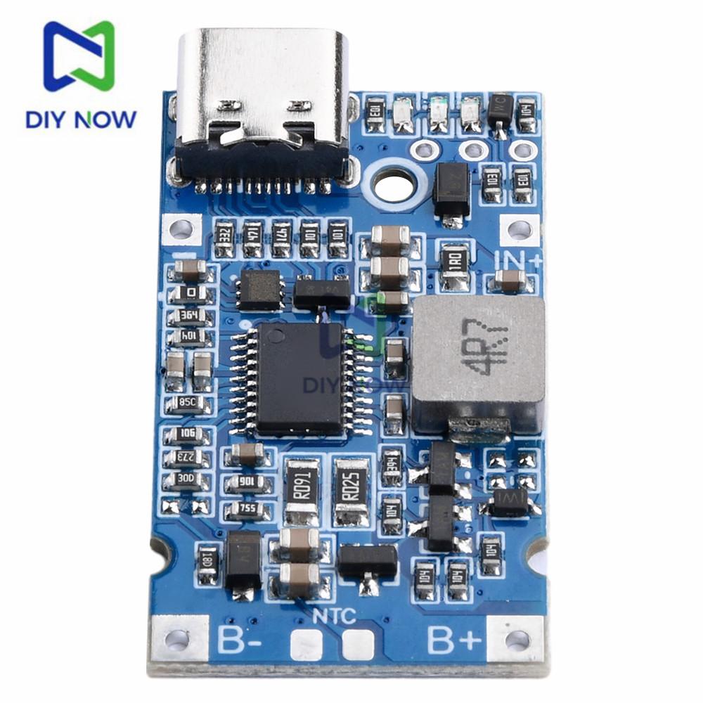 2S 3S 4S Type-C USB 4.5V-15V 18W Step-Up Buck Support QC Fast Charging Charger Module for 18650 Lithium Battery