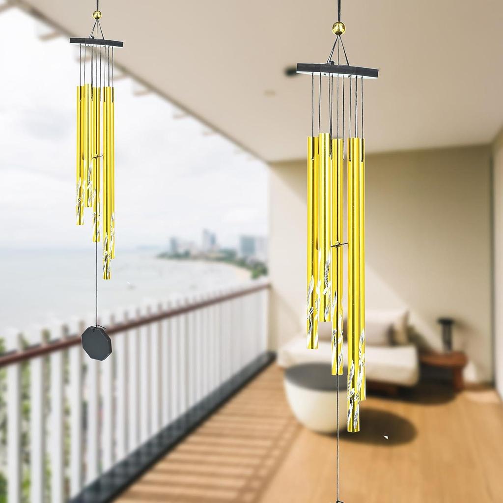 Clopoței de vânt pentru dormitor, living și balcon – Articole cadou pentru decorul casei pentru energie pozitivă, petrecerea de inaugurare a casei și decorul camerei