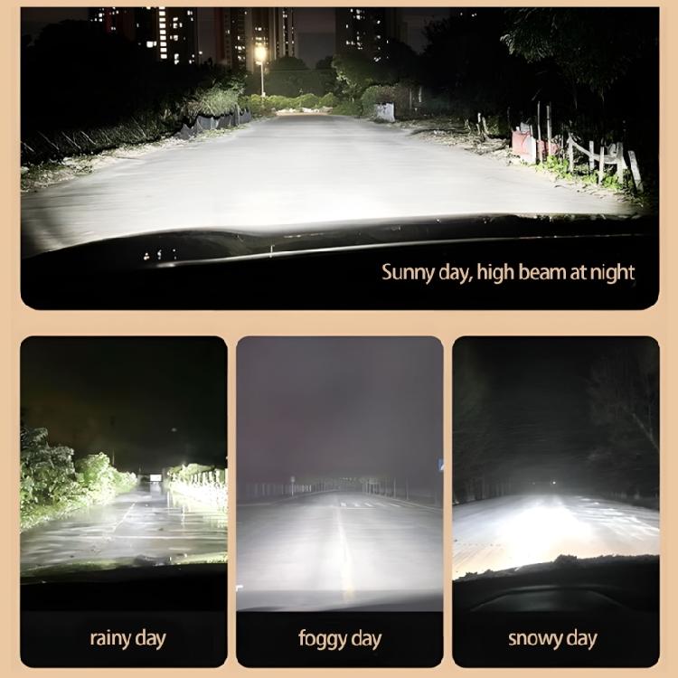 IP68 Waterproof H11 LED Car Headlights Bulbs 12000LM Bright Double Beam Universal Fit Easy Install Suitable for Vehicles