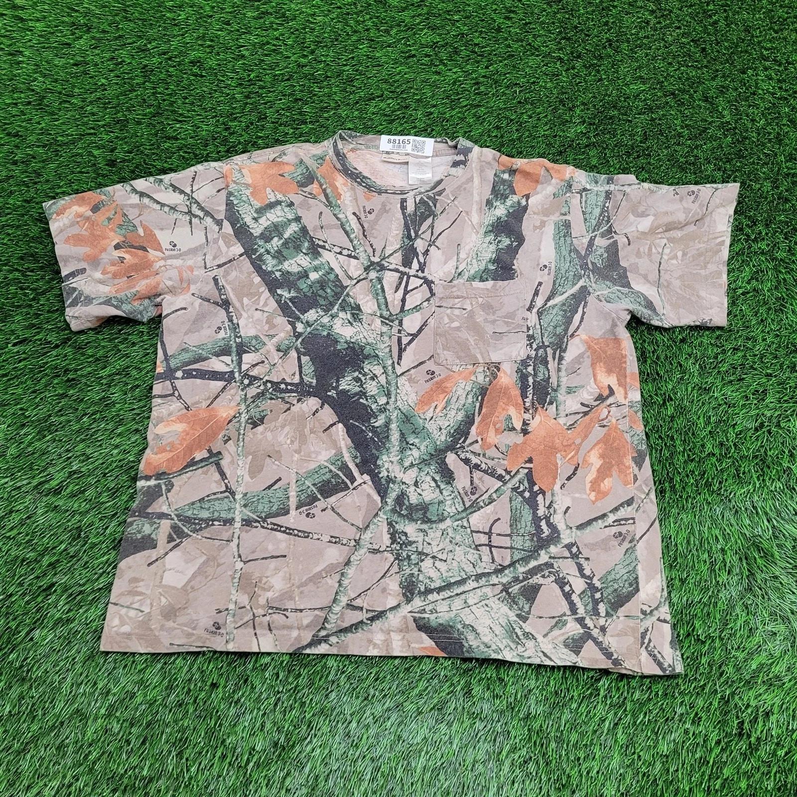 

Outfitters-Ridge Hardwood camo Shirt XL 24x27 Brown Hunting M