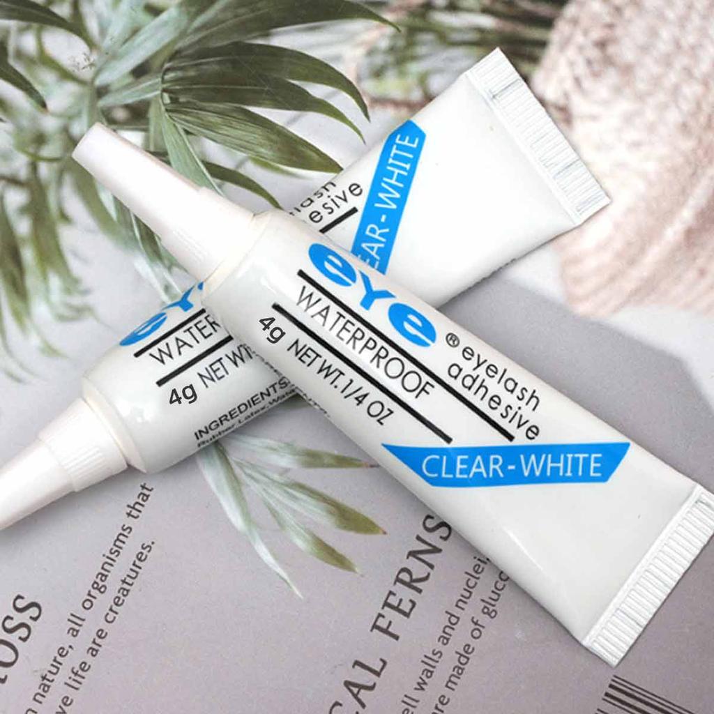 1/2PCS False Eyelash Glue Eyelash Tweezers Durable Waterproof 4g Eyelash Glue Double Eyelid False Eyelash Glue Set