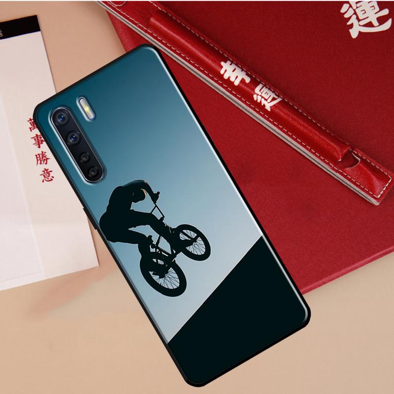 BMX Bike Extreme Sport Case For Oppo A60 A98 A58 A78 A18 A38 A80 A40 A77 A57 A17 A74 A54 A94 A96 A76 A16 A15 A5 Pro
