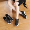 Autumn women's shoes new flat heel casual schoolgirl shoes Velcro single shoes