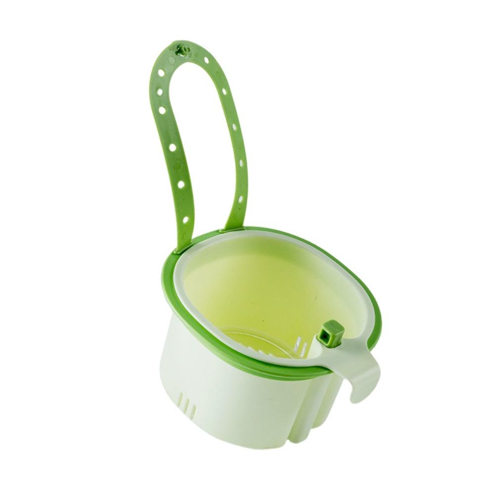 

Detachable Kitchen Garbage Filter Creative Food Residue Separator Household green