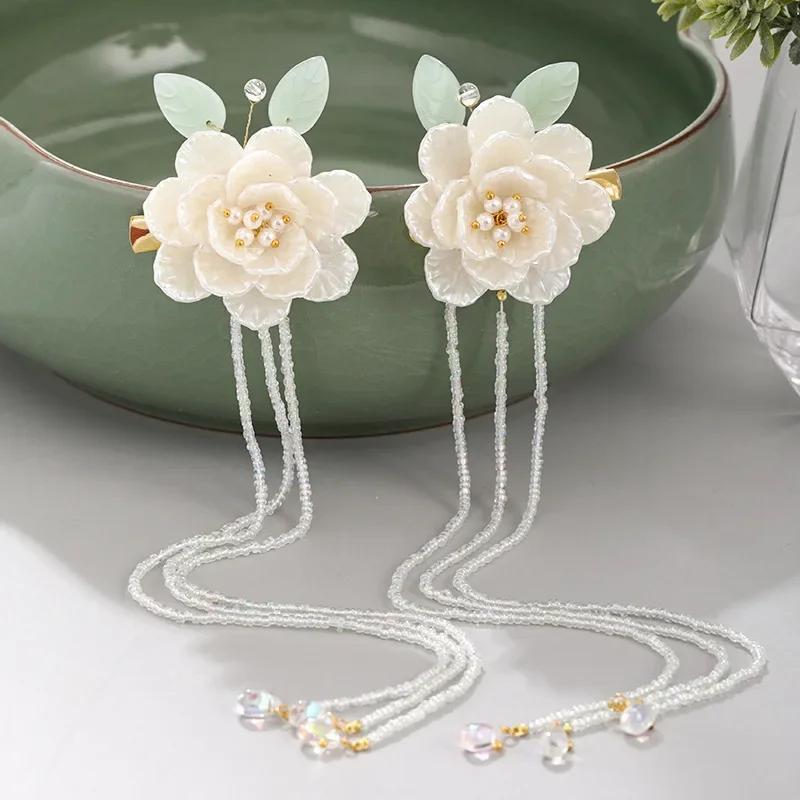Summer Fashion Hair Clips Flower Classical Hairpin U Shape Girls Hair Accessories Headwear Fashion Head Decoration Creative Gift