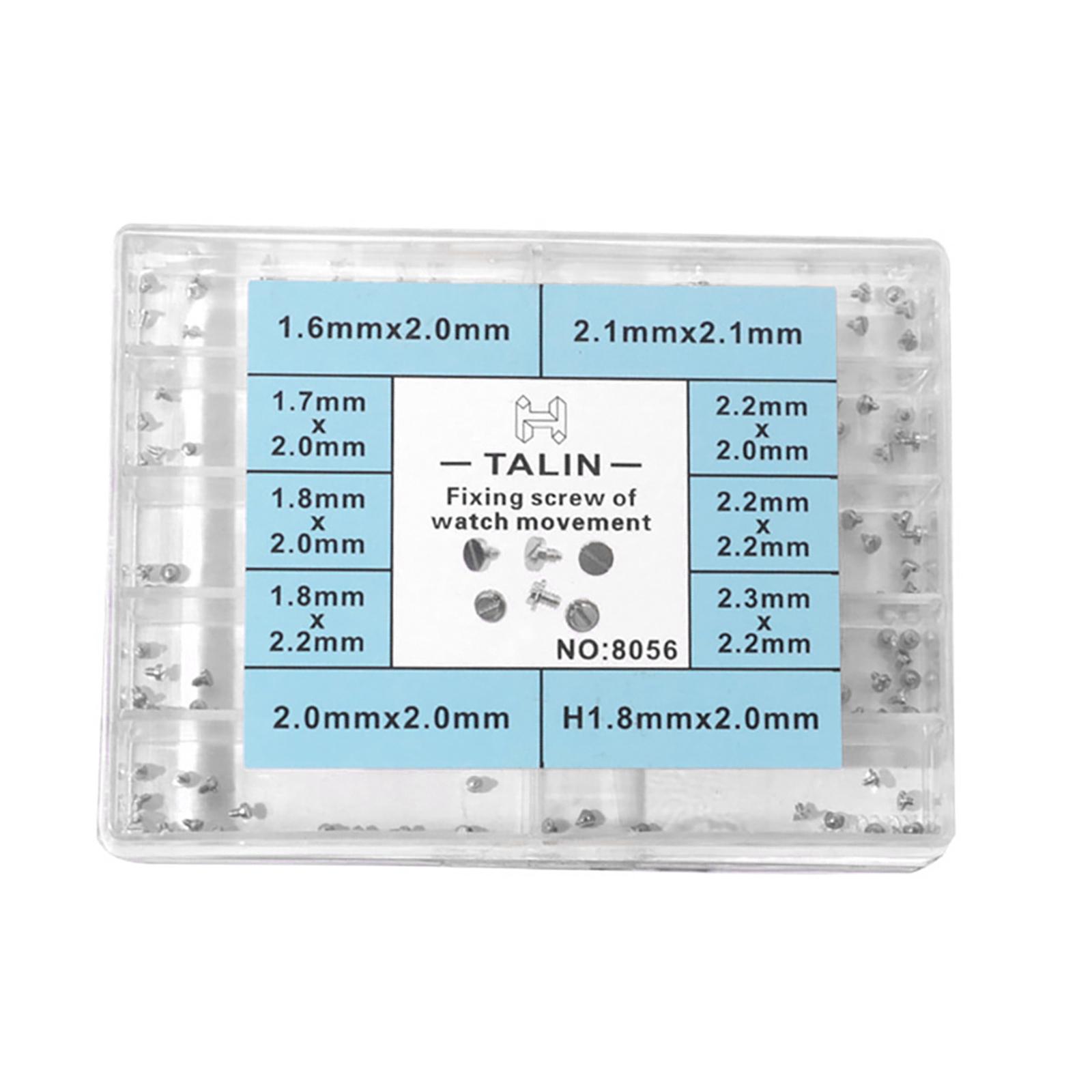 1 Box 10 Sizes Steel Watch Movement Fixing Adapter Casing Clamp Securing Screws Watch Repair Tool Accessories For Watchmaker United States