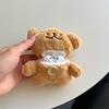 Kawaii Plush Dog Cute Headphone Case For Apple Airpods 4 3 Pro 2 Cover Korean Silicone Fluffy Headset Cases For Airpod Pro2 Capa