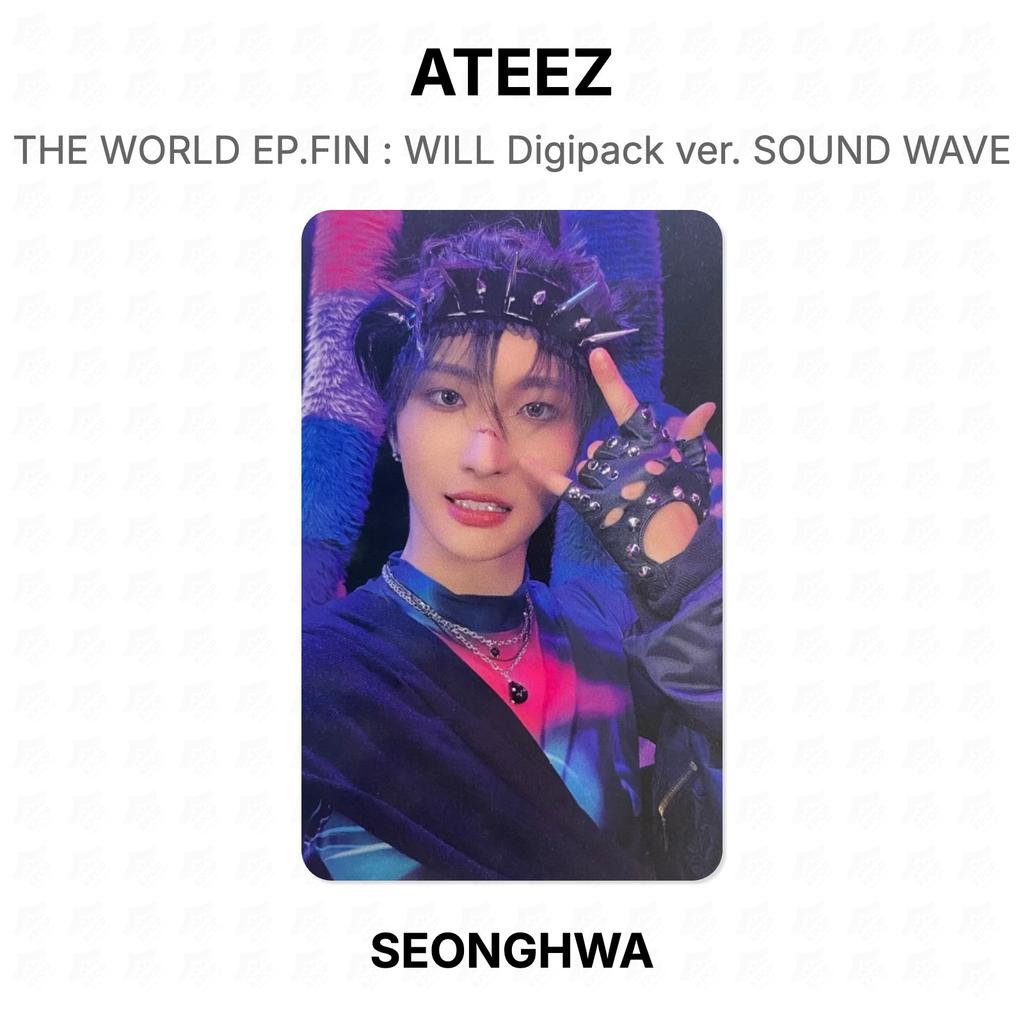 ATEEZ THE WORLD EP.FIN : WILL Digipack ver. SOUND WAVE Official Photocard