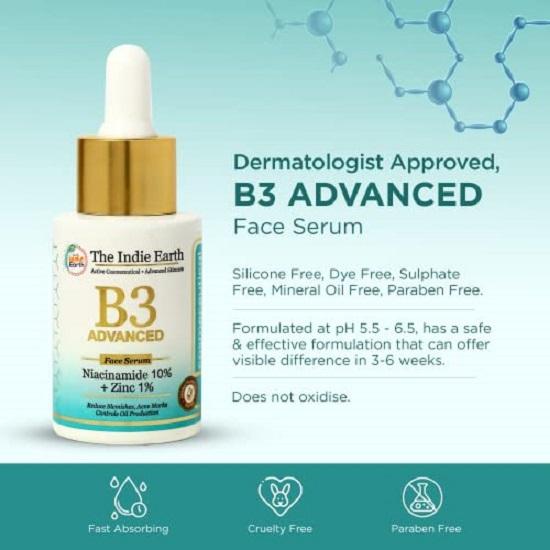 The Indie Earth B3 Advanced Niacinamide & Zink Gesichtsserum 30ml (2er-Pack)