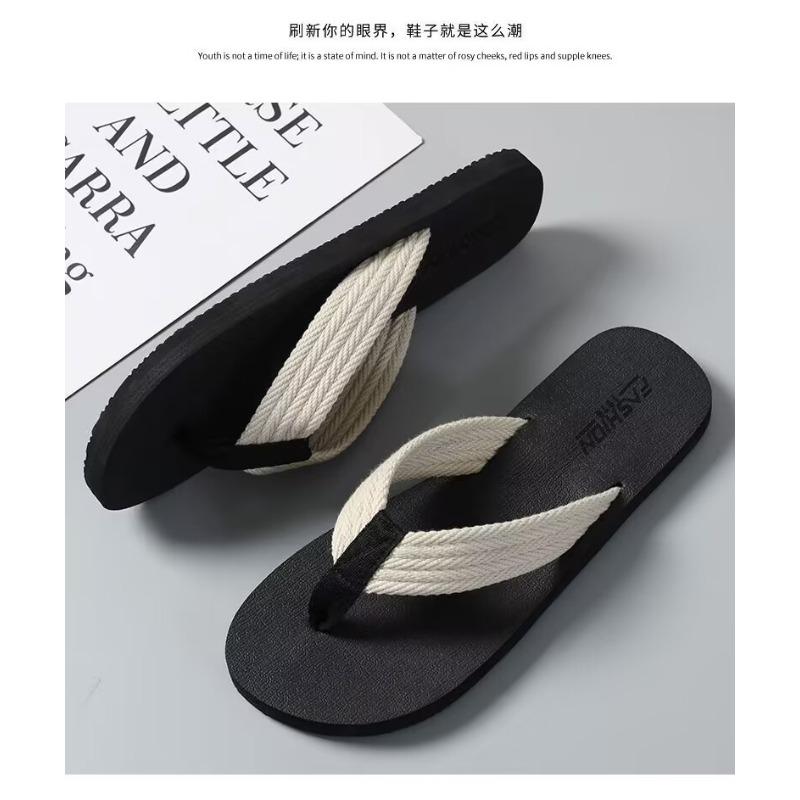 New summer Internet celebrity trend lightweight simple fashion vacation leisure beach lightweight foot flip-flops men