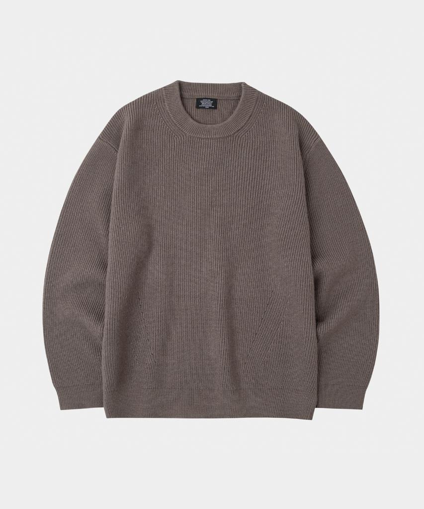 LETTERCOMO Essential Hazzi Round Knit Coco Brown