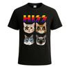 HISS Cat Funny Cats Kittens Rock Music Gift Men's T Shirt Funny Party Shirt Top