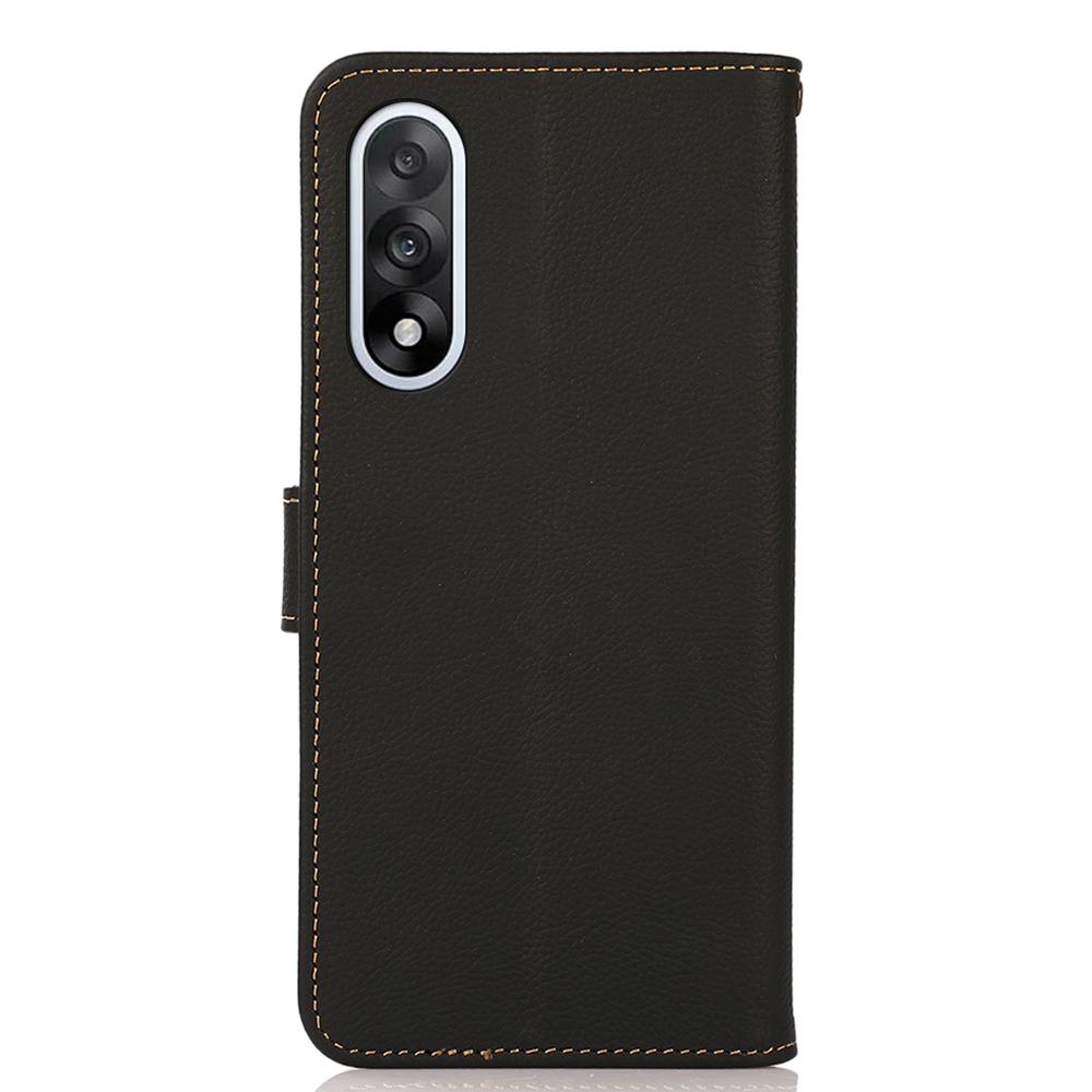 for OnePlus Nord 5 5G Case Genuine Cow Leather Wallet Phone Cover