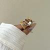 Adjustable Open Band Hermit Crab Statement Ring Conch Shell Wrap Ring  Music Festival Outfit