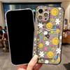Card Holder Smile Phone Case For iPhone 11 Fundas iPhone 13 16E 16 Pro Max14 15 12 XR X Xs 7 8 Plus SE Shockproof Soft TPU Cover