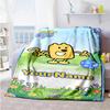 Wow! Wow! Wubbzy Personalized Text Blanket Throw Customizable Blanket Warmthful Decor Throw For Chair Picnics Livingroom Couch Four Seasons Universal