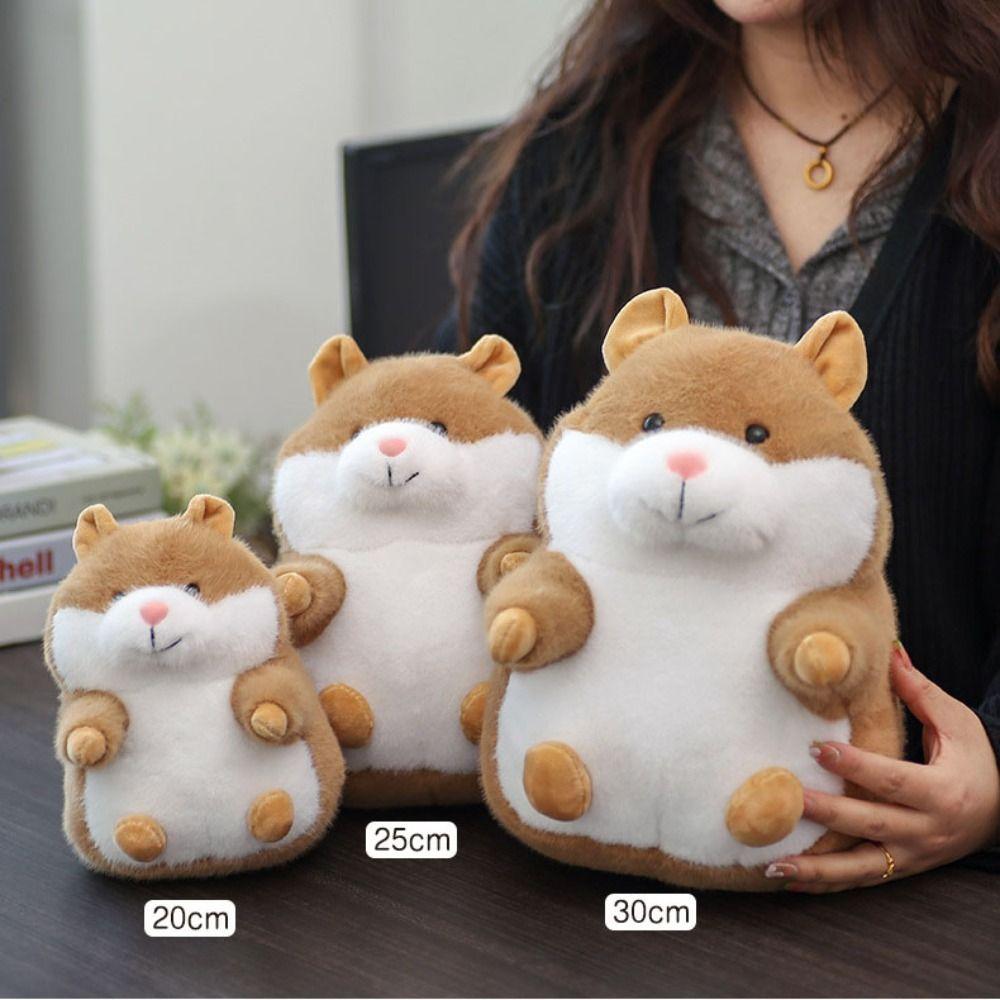 PP Cotton Hamster Plush Toys Soft Hamster Stuffed Toy Animal Mouse Plush Pillow  Decorate Present