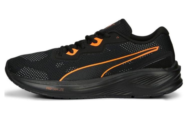 PUMA Aviator Profoam Sky Vintage Abrasion Resistant Cushioning Low top Running Shoes Men s Black Orange 377977-01 43