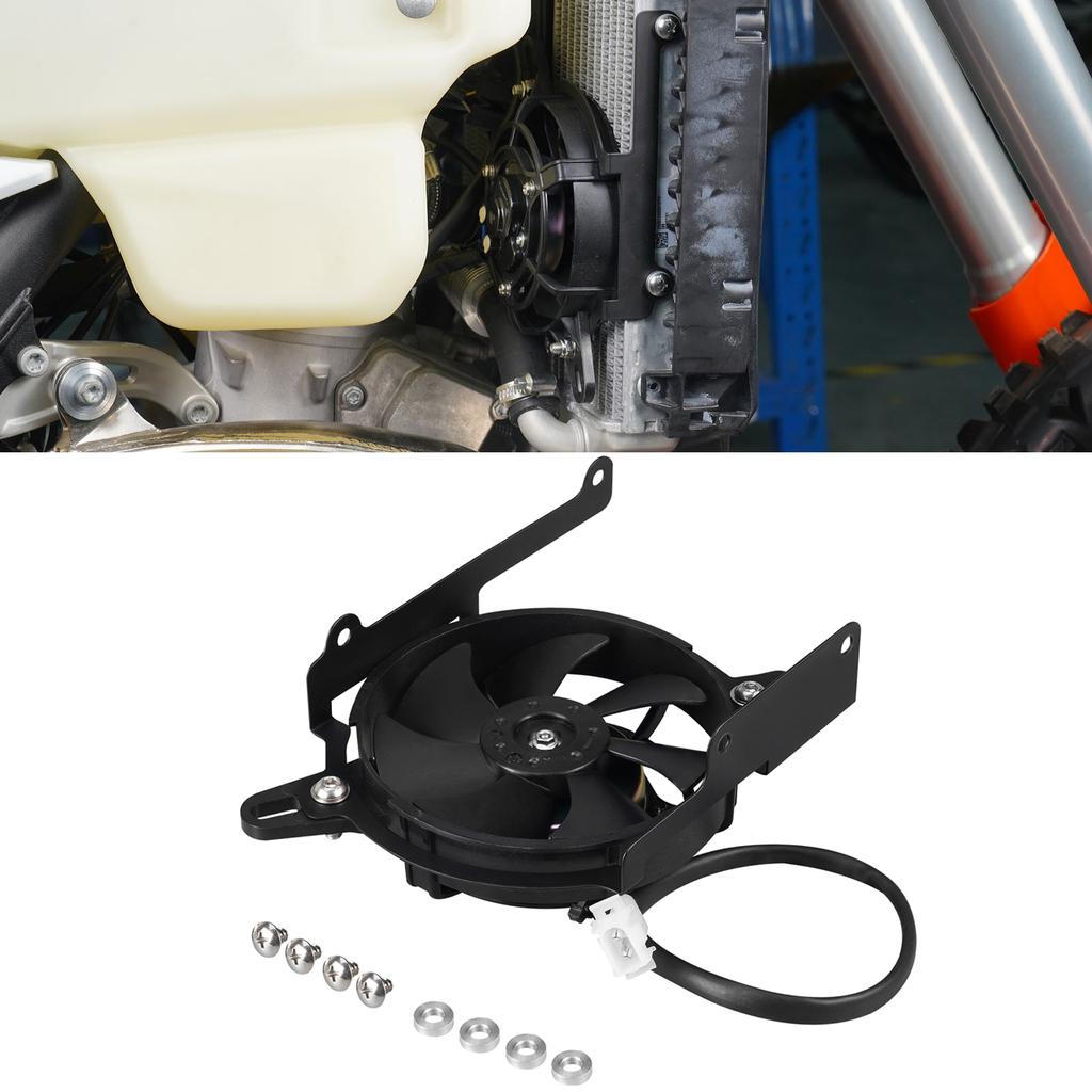 NICECNC For KTM EXC 300 2024-2025 EXC 250 EXCF 350 EXC 450 SX 125 SXF 250 SXF 450 Electric Radiator Cooling Fan Bracket Kit