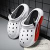 Summer New Men's Hole Shoes Fashion Bag Head Shoes Outdoor Non-slip Wear-resistant Soft-soled Sandals