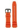 Gummi-Uhrenarmband für Casio AE-1200WH 1300WH 1000W W-216H SGW500 F-108WH Edelstahlschließe 18mm AE-1000W Mrn Uhrenarmband
