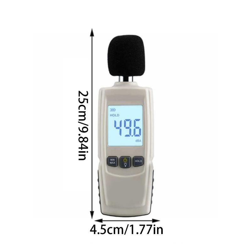 High Precisions Sound Level Meter with Clear LCD Display Upgrades for Accurate Noise Measurement In Various Environment