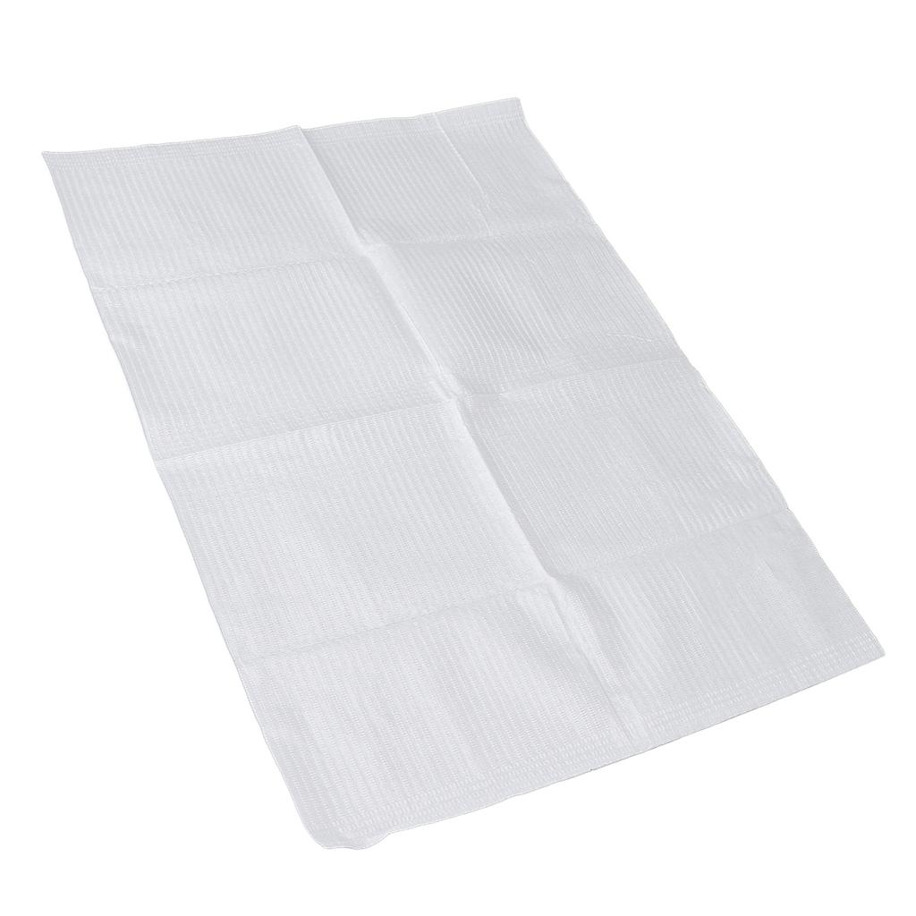 125 Pcs/Package Disposable Tattoo Cleaning Wipes Waterproof Medical Nail Polish Tablecloth Dental Piercing Bibs Waterproof SheetsWhite