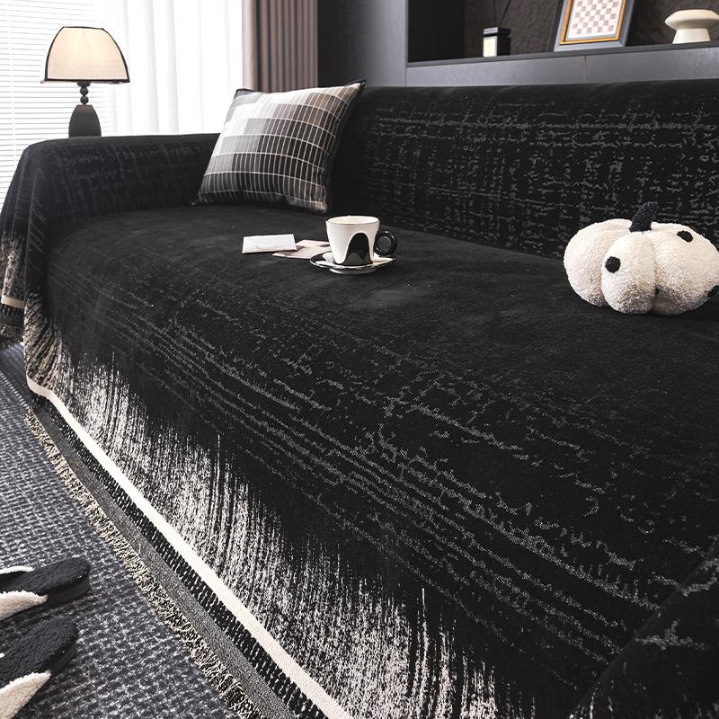 2025 New Sofa Cushion Spring and Summer All-inclusive Cover Cover Four Seasons Universal Non-slip Sofa Towel Seat Cushion Simple Cover