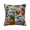 Brainrot Meme Italian Brain Rot Pillow Case Cushion Polyester Pillow Cover Morden For Sofa Car Home Decor